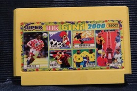 Sport 6IN1 Famiclone Pegasus cartridge 8bit Famicom 60pin Nes Game 90s