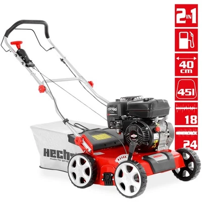 Vertikutierer Rasenlüfter Benzin Moosentferner  5,7 PS 2-in-1 System ID7128 - Bild 1 von 4