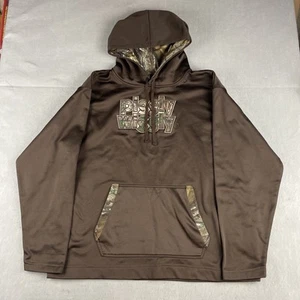 Piggly Wiggly Kapuzenpullover braun Camouflage Akzente XL Pullover Hoodie - Bild 1 von 12