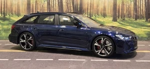 1/18 Top Speed Audi RS 6 Avant blau metallic Resin Karosserie **LESEN** - Bild 1 von 14