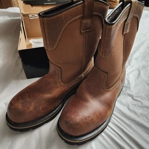 Botas Brahma Bay con puntera de acero para hombre talla 10 antideslizantes zapatos de trabajo - Imagen 1 de 15
