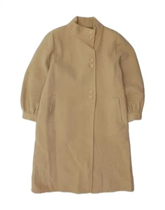 HERNO soprabito donna UK 14 medio beige lana CZ40 - Foto 1 di 3