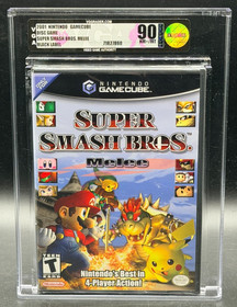 Super Smash Bros Melee Nintendo GameCube Made in USA Sealed New VGA 90 Graded