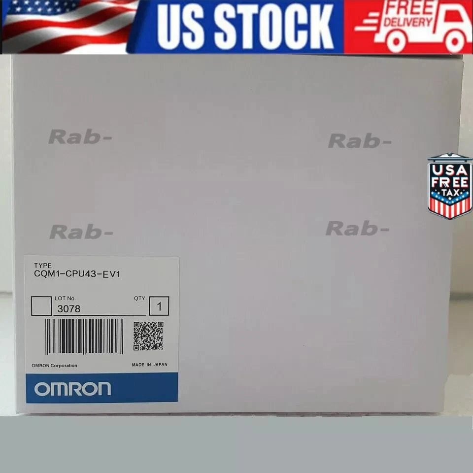 1PCS Omron PLC module CQM1-CPU43-EV1 New In Box Fast Ship - Image 1 of 1