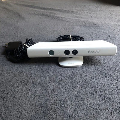 Microsoft Xbox 360 Kinect White Camera Motion Sensor Bar 1414 with Power Adapter - Image 1 of 4