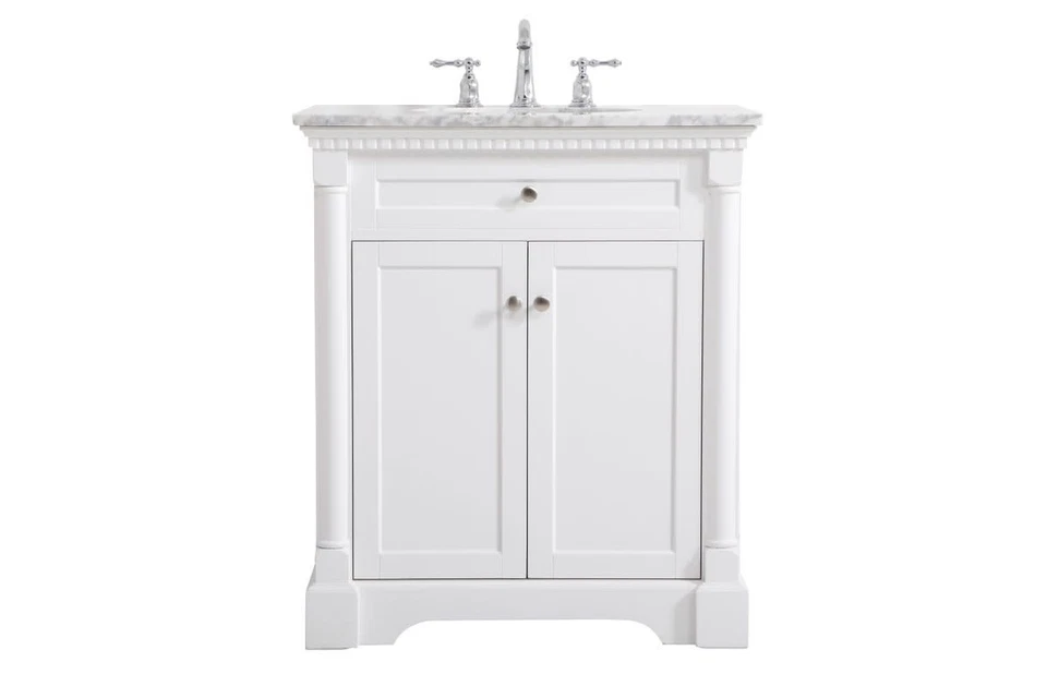 Elegant Lighting VF53030 Clarence 30" - Blanco Foto 1 de 1