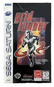 Sega Saturn Grid Runner MANUAL ONLY 1996 Rare Instruction Book [0324] VTG - Picture 1 of 3