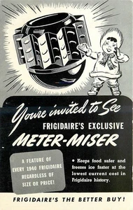 1940s Refrigerator advertising artist impression Postcard 25-10590 - Picture 1 of 2