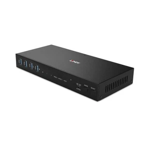 Lindy 2 Port Dual Head HDMI 4K60, USB 3.0 KVM Switch - Afbeelding 1 van 5