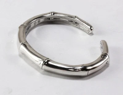 BRAZALETE BRAZALETE JOHN HARDY BAMBÚ PLATA ESTERLINA 925 PATADA CON BISAGRAS Foto 1 de 4