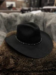 Cody James Men’s 7 1/2 Cowboy Hat “Yellowstone” Style Excellent Black - Picture 1 of 9