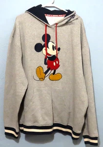 Walt Disney World Hoodie bestickt Mickey Mouse Herren XL grau - Bild 1 von 8