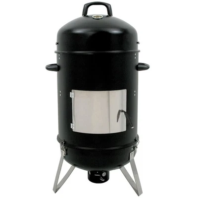 BBQ-Toro Räuchertonne Hickory Ø 46 cm | Räucherofen BBQ Smoker Holzkohlegrill