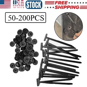 200 Stück-Universal Kabelbinder Schnalle, Schwerlast Selbstverriegelnd Nylon Reißverschluss Binder Halter - Bild 1 von 16