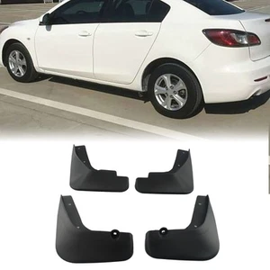 Custom Fit Molded Splash Guards Mud Flaps for 2010 2013 For Mazda 3 Axela - Picture 1 of 13