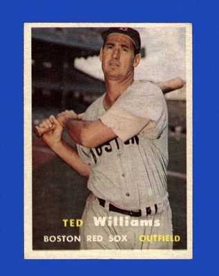 1957 Topps Set-Break #1 Ted Williams en muy buen estado-en muy buen estado *GMCARDS* Foto 1 de 2