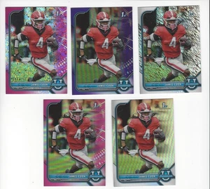 (5) James Cook 2021-22 Bowman U 1st Cards #19! SN #d /150 Fucsia, Pink, Lila + - Bild 1 von 2