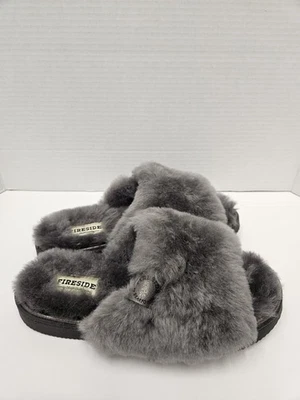 Fireside by Dearforms Talla 8 Mujer’s Toboganes Gris Oveja Foto 1 de 4