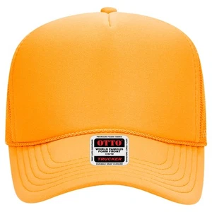 OTTO CAP 5 Panel Mid Profile Mesh Back Trucker Hat OTTO 32-467 - Picture 1 of 20