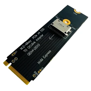 Adaptateur SSD M.2 M-Key PCIe X4 vers U.2 OCUlink SFF-8612 Gen4/Gen3 pour 2.58672 - Photo 1/6
