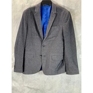 Blazer básico de dos botones con textura negra para hombre ZARA MAN talla L - Imagen 1 de 14