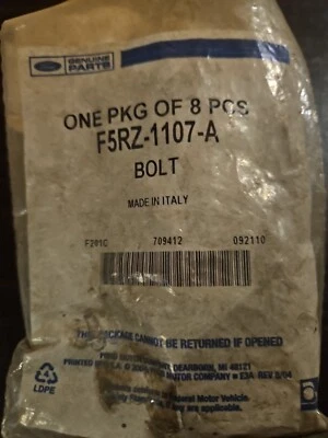 NEW FORD F5RZ-1107-A "BOLT" M12X1.5 For 95-00 Contour/Mystique (1) - Image 1 of 4