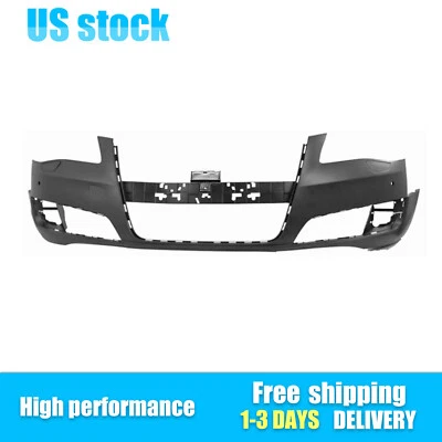Fits 2011-2014 Audi A8 Quattro Front Bumper Cover Primed 4H0807065EGRU AU1000206 - Imagem 1 de 2