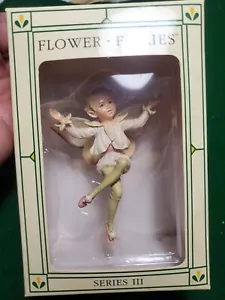 PEAR BLOSSOM Flower Fairies Cicely Mary Barker Ornament Fairy Retired Series 3 - Picture 1 of 5