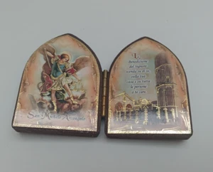 San Michele (St. Michael) Heiligenbild Ikone Mini-Ikonostase NEU - Bild 1 von 1