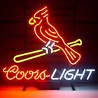 17&quot;x14&quot; Coors Light St. Louis Cardinals Neon Sign Lamp Visual Beer Bar L810 for sale