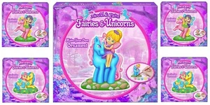Make Your Own Fairy & Unicorns Ornament Set Mould And Paint + FREE GIFT 🦄 - Picture 1 of 15