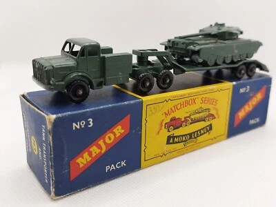 Lesney Major Pack M3 Tank Transporter and Centurion - Immagine 1 di 4