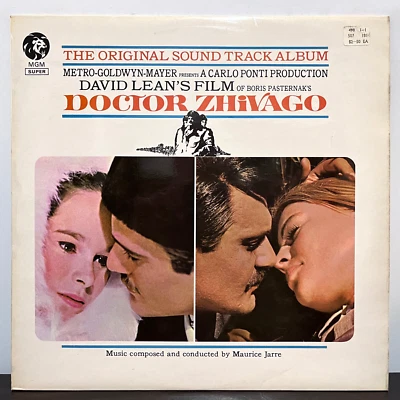 DOCTOR ZHIVAGO Soundtrack - Maurice Jarre (UK Pressing) 12" Vinyl Record LP - EX - Image 1 of 3