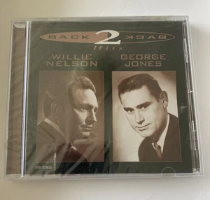 Willie Nelson George Jones Back 2 Back Hits Country Music One Disc CD - Imagen 1 de 4