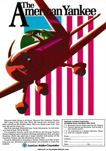 1969 American Yankee Aircraft Anzeige 09.08.2024c - Bild 1 von 1