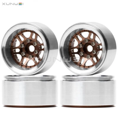 1.9" Aluminum Negative Offset -10mm Beadlock Wheel Rim for RC SCX10 TRX4 Redcat - Image 1 of 4