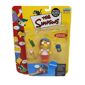 THE SIMPSONS 2000 INTERACTIVE MILLHOUSE ACTION FIGURE TOY NEW SEALED PLAYMATES - Picture 1 of 7