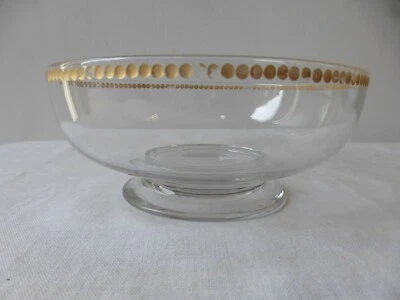 Ancienne coupe sur pied en cristal. XIXème. Antique crystal cup on foot - Photo 1/4