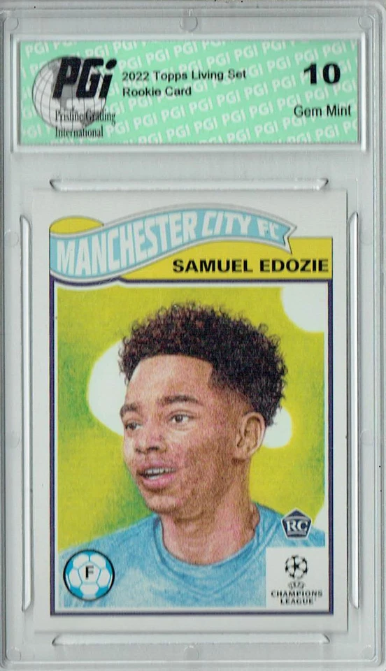 Samuel Edozie 2022 Topps Living Set #489 Print Run: 744 Rookie Card PGI 10 - Image 1 of 1
