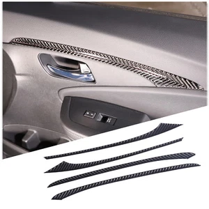 Pegatina negra de fibra de carbono para panel interior de puerta para Honda Pilot 2015-2019 - Imagen 1 de 10