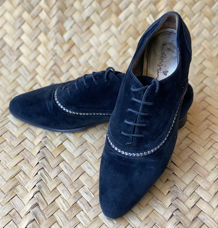 LANVIN 女式麂皮绒牛津鞋 40.5 码 EU | 美国 9 | 英国 7 码 — 第 1/4 张图片