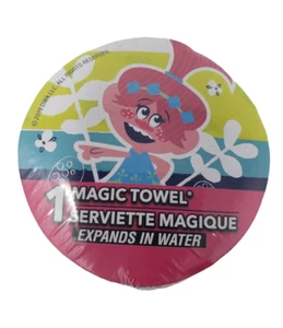 Peachtree Playthings Trolls Magic Towel Washcloth - New - Picture 1 of 1
