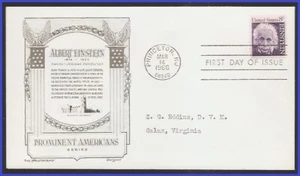 EE. UU. 5 #1285 ADDR ARISTÓCRATAS FDC Albert Einstein - Imagen 1 de 1