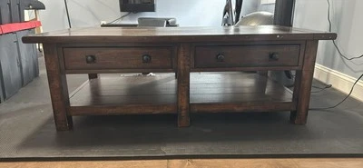 Mesa de centro rectangular derecha Pottery Barn Bench Foto 1 de 3