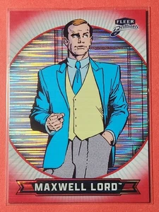 DC Universe - Maxwell Lord - Red Heat Vision #9 - 2025 Fleer Brilliants Superman - Picture 1 of 2