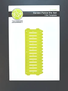 GARDEN FENCE Die by FSJ Fun Stampers Journey #DI-0485 ~ 2in X 5.5in - Picture 1 of 3