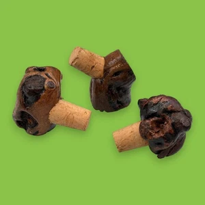 Vintage Bottle Corks with Wooden Handles – Set of 3 - Barware - Bild 1 von 8