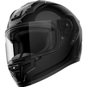 SENA Phantom Mesh Intercom Motorcycle Motorbike Helmet - Gloss Black - Picture 1 of 1
