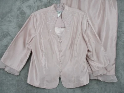 Plaza South Falda Traje Mujer 14 Bordado Chaqueta Falda Formal Elegante Coqueta Foto 1 de 4