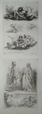Kindermord Bethlehem Anbetung Jesu Fragonard Saint-Non Aquatinta-Radierung 1773 - Bild 1 von 4